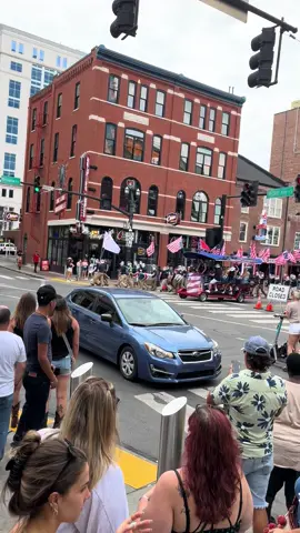 Downtown Nashville, TN group marching on broadway. Crazy #downtownnashville #nashville #tennessee #roadto10k #broadway #broadwaygirls @Christine Gitchel @Kartergitchel @Karsen 😊 @Ang🥰 