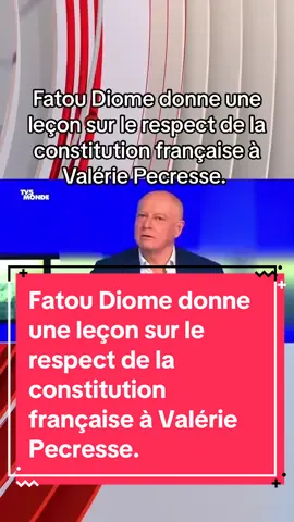 #nocomment #prtoi #foryou #journal #pourtoi #info #fyp #information #france🇫🇷 #monde #france #monde #france #fyr #fy #canada #quebec #buzz #fypシ #fypシ゚viral #fypage #fyy #fyyyyyyyyyyyyyyyy #africa  Fatou Diome donne une leçon sur le respect de la  constitution française à Valérie Pecresse. 