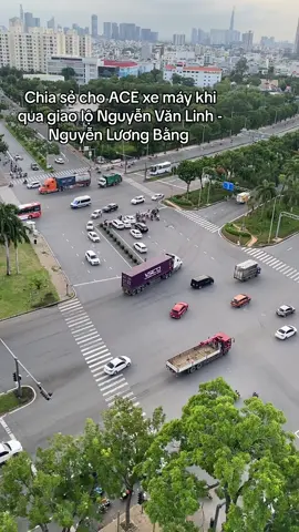 Lưu ý ACE xe máy khi qua giao lộ Nguyễn Văn Linh - Nguyễn Lương Bằng #phumyhung #giaothong #xuhuong 