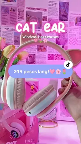 Super cute ng headphones na to!🩷🌸🌷✨ #headphones #cuteheadphones #affordableheadphones #fyp #fypage 