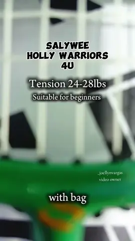 SALYWEE Holly Warriors 4U suitable for beginners #salywee #salyweehollywarriors4u#badmintonracket #badminton #fypシ゚viral 
