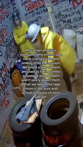 Some may fake smiles to hide their pain, in the Rage Room, we see their true emotions. #RageRoomQC #rageroommanila #rageroomph #mentalhealthphilippines #MentalHealthAwareness 