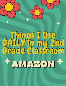 Amazon items I use everyday in my 2nd Grade Classroom ~ ALL linked in my storefront #classroomitems #teachersoftiktok #classroomfinds #classroomfun #fyp #fypシ゚viral #follower #roadto5k 