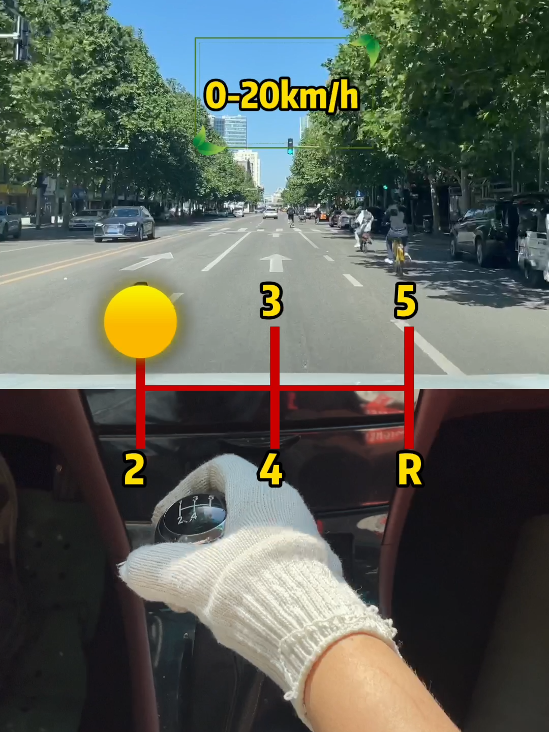 The speed corresponding to the car gear.#driving#skills#tips#knowledge #fpy