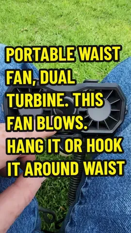 WAIST FAN, DUAL TURBINE BLADES, HANG IT AROUND YOUR NECK, PUT IT TO BLOW ON YOUR BACK, OR ON YOUR SIDE LIKE I DO, THIS IS A LIFE SAVER IN 100° DEGREE WEATHER, BIG SALE GOING RIGHT NOW. #fyp #viral #tiktok #waistfan #portablewaistfan #blower #blows #fan #fans #portable #onthego #airblower #tiktokshopdealsforyoudays #dealsforyoudays #tiktokshop #tiktokshopping #trending2024 #viralvideos #onsale #flashsale #tiktokmademebuyit #foryou #foryoupage #trending #wow #tiktokmademedoit #getyours #today #tiktokfinds #tiktokfind #tiktokviral #tiktokviralvideo #tiktokviraltrending #ttsacl #tiktokshopsummersale #look #tiktokmademebuyit #giftideas #giftidea #fy #fypage #fypシ゚viral #deals #deal #julydeals 