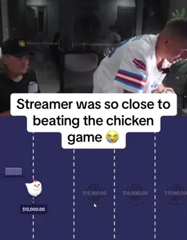 Streamer was so close to beating the chicken game 😭
