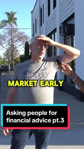Asking people for financial advice pt.3 #realestate #finance #losangeles 
