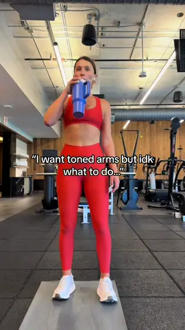 TONED ARMS 💪🏼 with this back + biceps workout!!! Get more dumbbell workouts at the 🔗 in my b!0 🙌🏼 #tonedarms #upperbodyworkout #workoutsforwomen #beginnerworkout #dumbbellworkout #dumbbellworkouts 