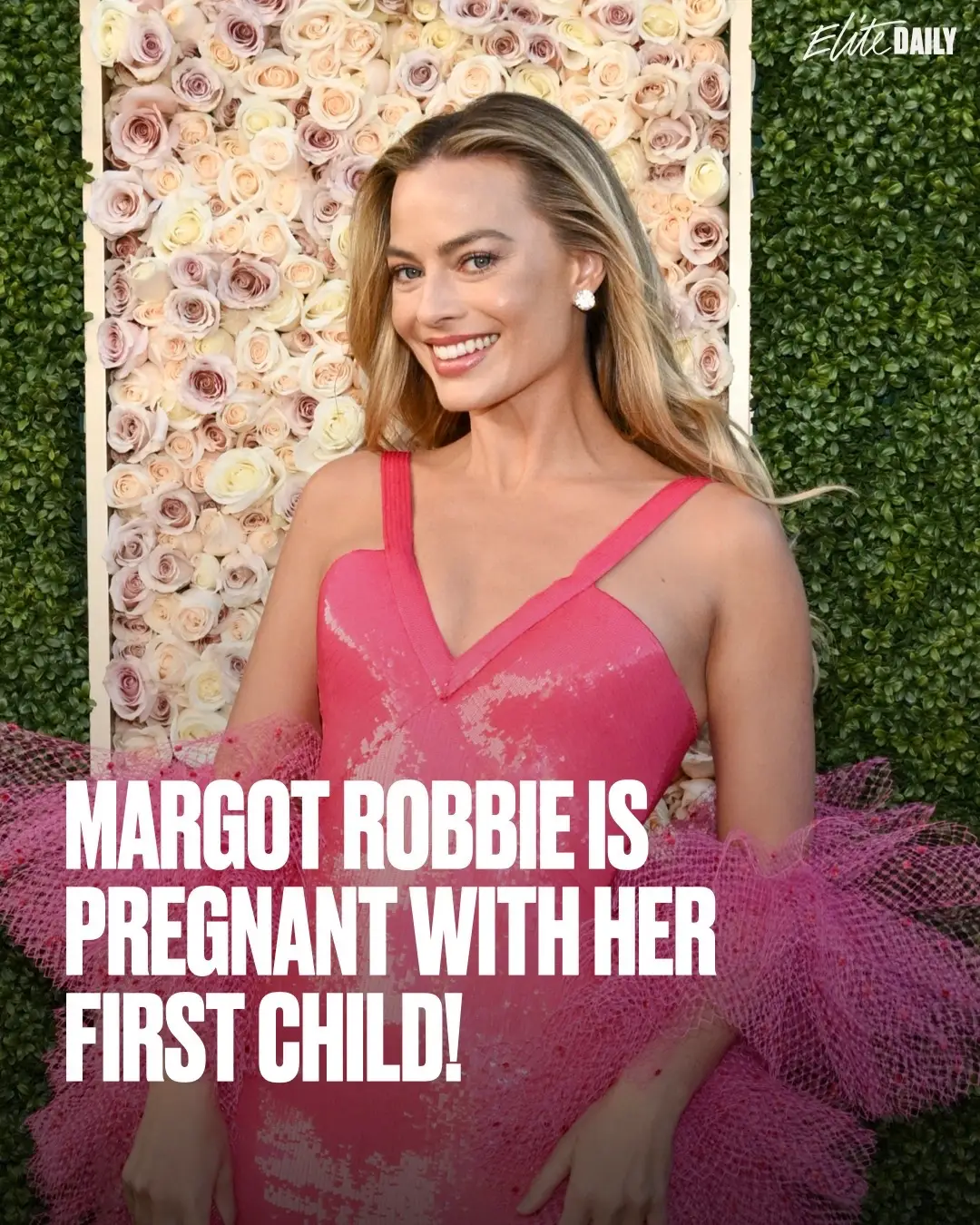 Congrats are in order for #MargotRobbie and husband #TomAckerley, who are officially expecting their first child together. 🥹🩷🌸🎀 📸 Getty (allurequinn, hotmessjunk, HAILEYSWRLD on X)