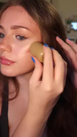 trying out @rhode skin blush & lipgloss in sleepy girl + salty tan 🧸🌟🥥 #rhode #tryon #rhodeskin #rhodeblush 