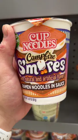 Smores Cup Noodles Ramen  #ramen #smores #cupnoodles #walmartfinds 