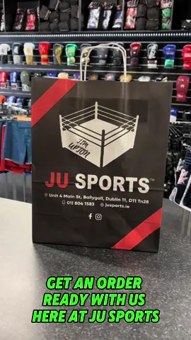 Get an order ready with us here at JU Sports 🥊 Remember our deal on at the moment a free sachet of @THIRST electrolytes with every purchase of Gloves, Shinguards or a Headguard 🔥 Shop instore 6 days a week & online jusports.ie ✅ - #jusports #fyp #order #deal #savings #combatsports #boxing #mma #muaythai #thaioil #venum #opro #finglas #dublin #ireland 