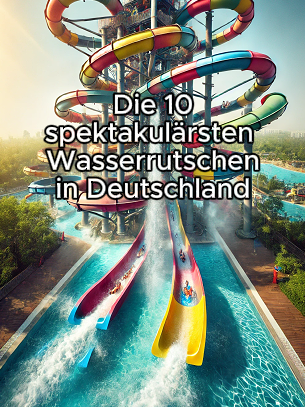 Die 10 spektakulärsten Wasserrutschen in Deutschland. Diese Wasserrutschen bieten verschiedene spannende und aufregende Erlebnisse, die sie zu beliebten Attraktionen in ihren jeweiligen Wasserparks machen. Therme Erding ist besonders herausragend mit mehreren der längsten und aufregendsten Wasserrutschen Deutschlands. #top10 #wasserrutsche #spektakulär #deutschland