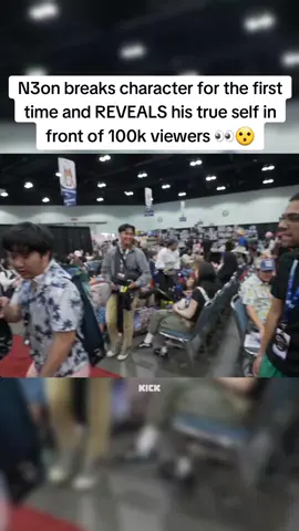 N3on breaks character for the first time and REVEALS his true self in front of 100k viewers #n3onclips 