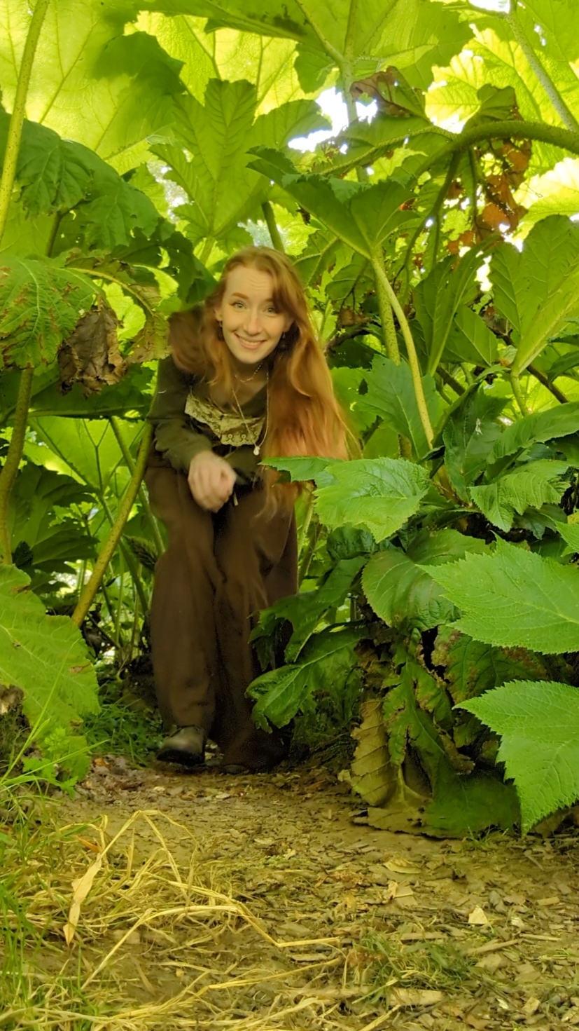 today I found one of my favorite primordial plants !! #botanicgarden #arrietty #studioghibli #theborrowers #fairycore 