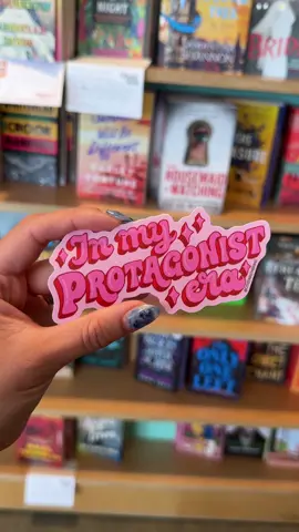 absolutely obsessed with my new sticker 😍 #maincharacterenergy #protagonist #inmyprotagonistera #BookTok #stickers #bookstickers #bookish 