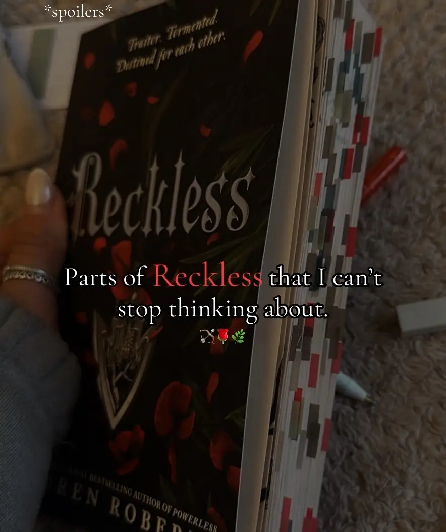 This world, this book, these characters are taking control of my every thought. I love them so much & i couldnt not share my favourite parts. Thank you @Lauren Roberts for me finding my happy place❤️ #reckless #recklesslaurenroberts #powerless #powerlesslaurenroberts #BookTok #annotatedbooks 