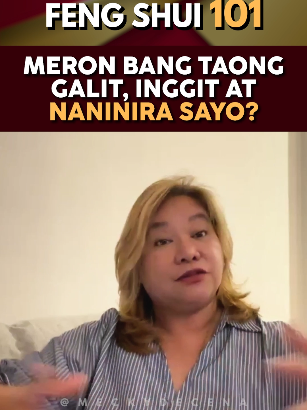 Madami bang galit, inggit at naninira sayo?  #fengshui #fengshuitips #ready2024withMGD #fengshui101withMGD #meckyourmove #meckydecena #meckyknows #hofsmanila #hofs #fyp #trendingnow #trending #motivational #lifecoach #goal