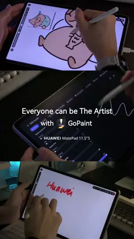 Calling all digital artists and illustrators, the GoPaint App is specifically designed for you - and for anyone who would like to start their digital art journey. Explore the GoPaint App on the #HUAWEIMatePad115S today! #Huawei #tablets #digitalart #illustration #digitalarttiktok #GoPaint #artist 