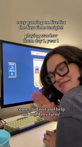 going live tonight for the first time & we’re cozy gaming! starting stardew valley from day 1, year 1 ✨ let’s gooo — #cozygamer #tiktoklive #stardewvalley #cozygaming #stardewvalleytips 