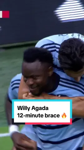 Willy Agada is on fire! 🔥🇳🇬 #MLS #Soccer #nigeria #goal #kansascity 