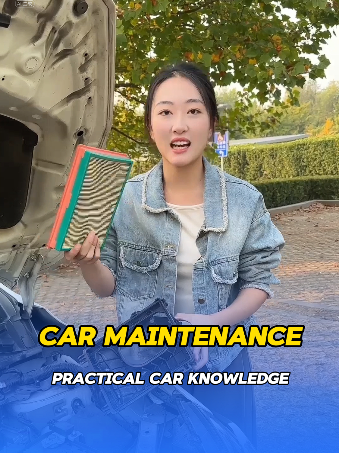 Xiao Qiao teaches you how to maintain your car #automobile#skills#mechanic#carmaintenance#car