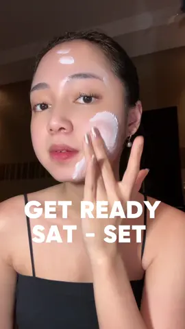 Get ready sat set ala aku cuman pakai whitening cream aja, yang penting muka udah tone up hihi! Ready to go deh🤩✨🫶🏻 #BeautyTok #fyp 