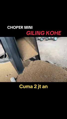 Choper mini multifungsi bisa ya buat giling kotoran hewan #mesincacah #mesincacahmultifungsi #choper #mesincacahrumput #mesinpeternakan #pakanternak 