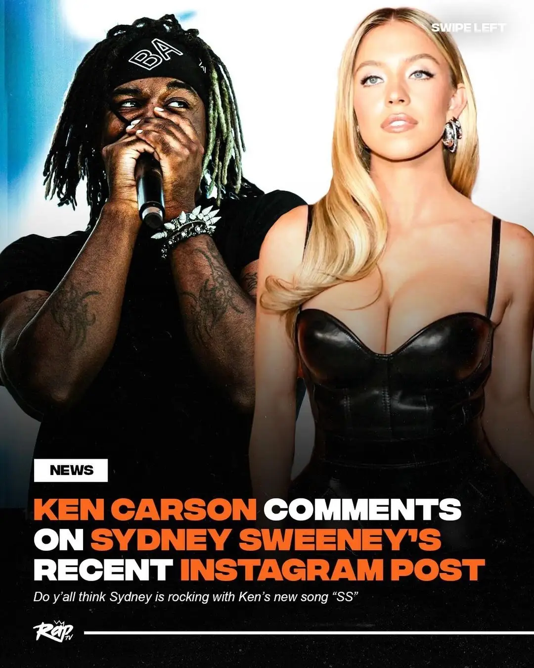 Do y’all think she enjoyed #KenCarson’s “A Great Chaos”  (Deluxe) ⁉️🔥 #RapTV #sydney #sydneysweeney #destroylonely 