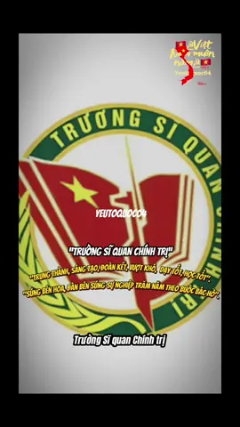 Trường Sỹ quan Chính trị. #yeutoquoc04 #quandoi #quandoinhandanvietnam #truongsyquanchinhtri 