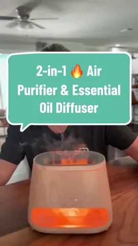 Add a touch of serenity to your space✨Essential oil diffuser & purifier ✨ #dealsforyoudays #freeshipping #diffuser #essentialoils #himilayan #saltrocks #tiktokmademebuyit #ambiance #homedecor #flame  @Salking.