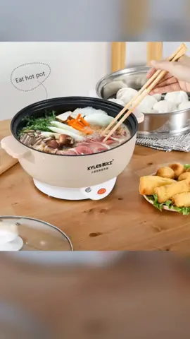Stainless Steel Electric Cooker Multifunctional Electric Pot Double Handle (Steamer Not Included). Price dropped to just ₱299.00 - 309.00! #electricpot #potdoublehandle #stainlesssteelpot #electriccooker #multifunctionalpot #kitchenappliances #kitchentools #foryoupage #fypspotted #seo 