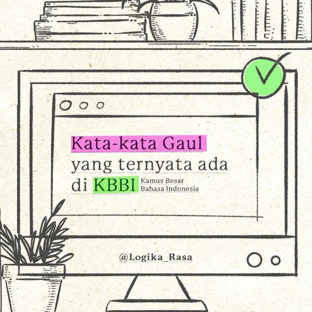 Baru tahu banget, kalo OPPA masuk ke KBBI. Huruf ‘P’nya dua ya. Kalo ope yang ‘P’nya ada satu mah istrinya oma. 🤝😄 #LogikaRasa #KBBI 