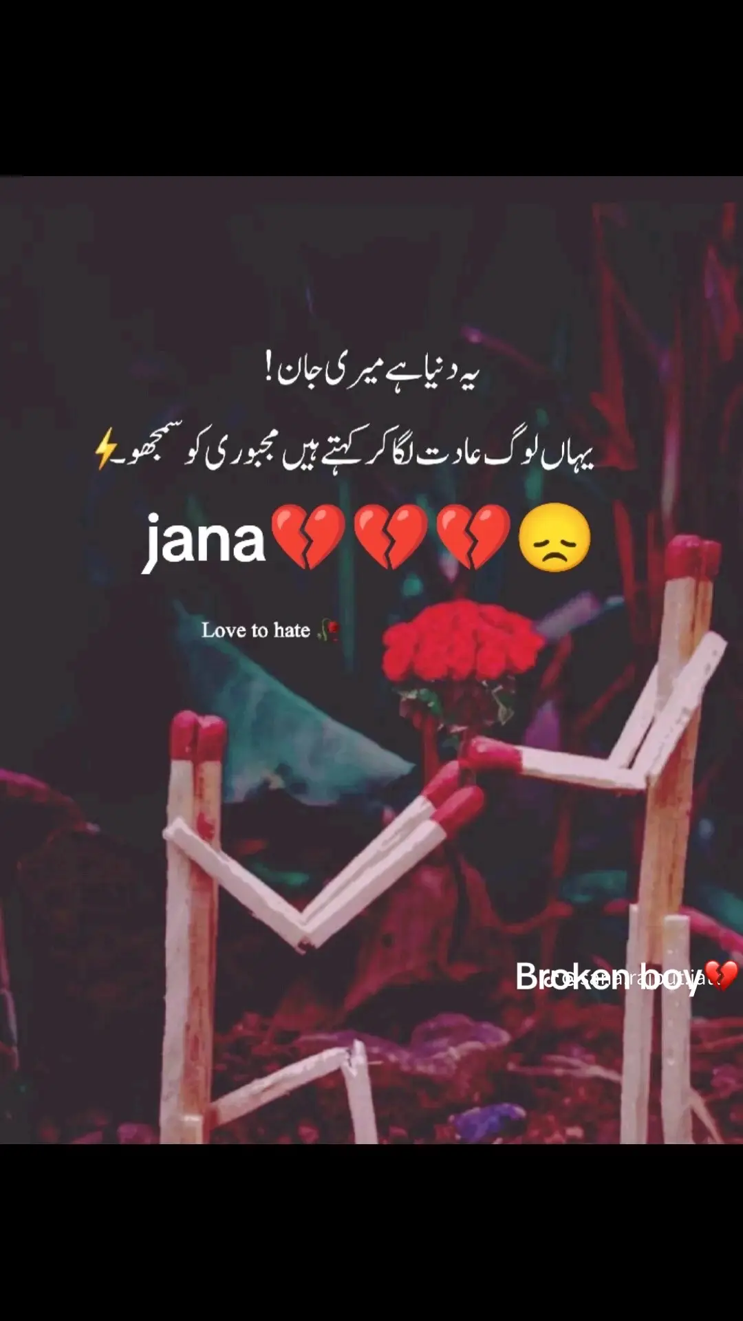 Broken boy💔 for you