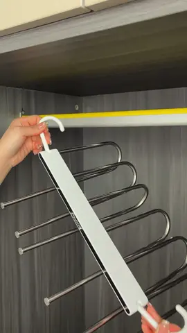Magic Pants Rack Wardrobe Telescopic Storage Artifact Pants Hanger Folding 6 layer Pants Rack Box Light#luckybabymummy #newarrivals #organizer #storagehacks #amazonfinds #amazonmusthaves #spacesaving 