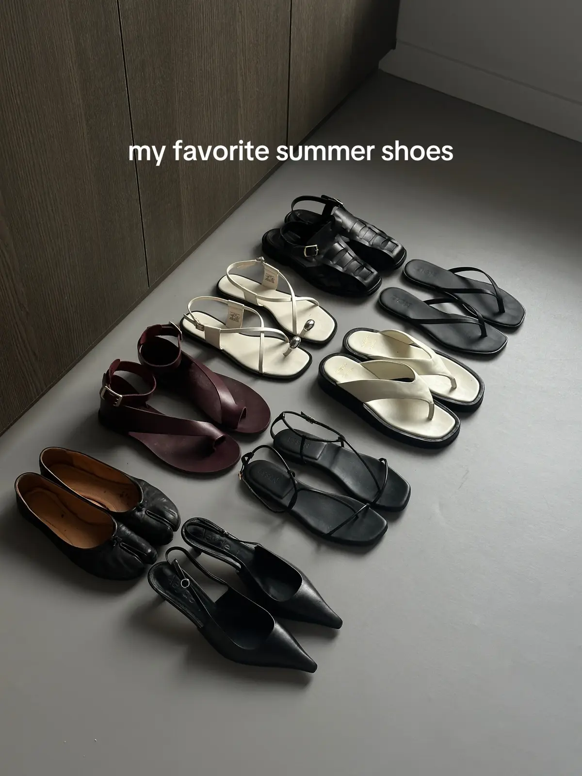 as sandals aren't usually comfy, l've made a list of sandals/flats that are super nice so you don't have to worry about the blisters. #summershoes #favoritesandals #summersandals @Bobbies Paris @essenthelabel @ZARA @VANDRÉLAAR @Aeyde 