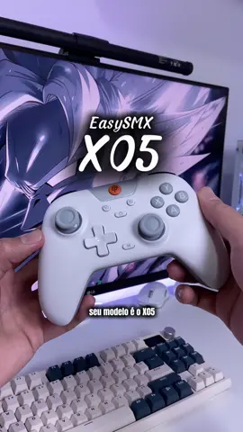 Controle EasySMX X05. Funciona para PC, Nintendo Switch, Steam Deck e TV’s Android. 
