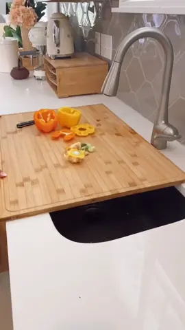 XXX Large Stove Top Cover - Bamboo Stove Covers for Gas Burners Stove Top Raised Cutting Board with Legs and Juice Groove #amazonkitchenhack #c8ke.com/newdream