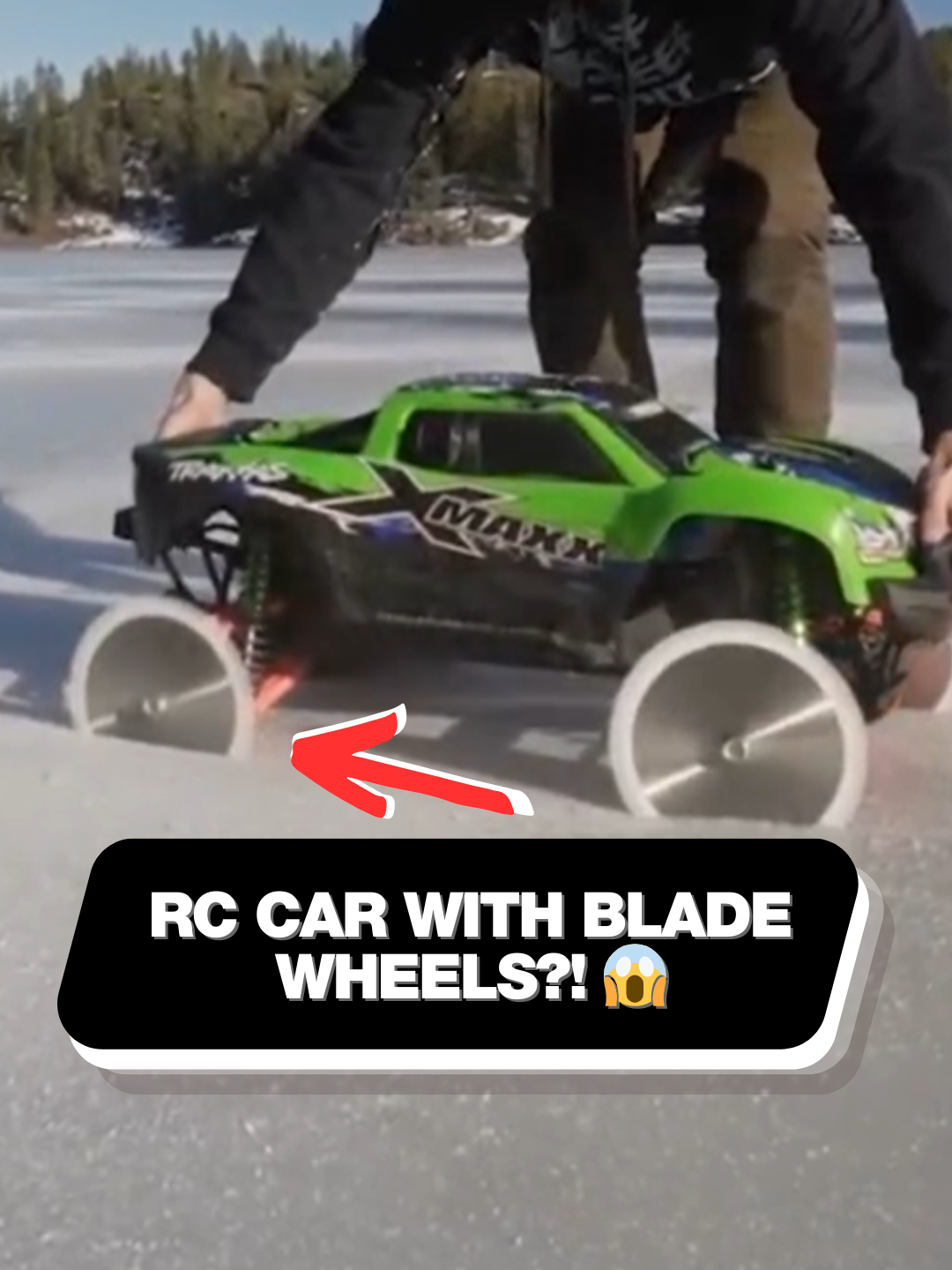 This is cutting-edge technology... literally! 🧊 #rccars #extreme #blade