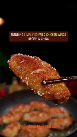 Trending simplified fried chicken wings recipe in China. Do you want to try? #Recipe #cooking #chinesefood #chicken #friedchicken 