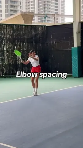 Been told that having your elbow too close to your body will lead to:  1. Reduced Power- limited swing leads to less power in shots 2. Decreased Control- can't seem to lead the ball in the direction I want since I feel 