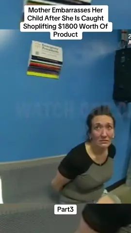 Mother Embarrasses Her Child After She Is Caught Shoplifting $1800 Worth Of Product#cops #fouryou #police #copsoftiktok #fypシ゚viral #tiktok 