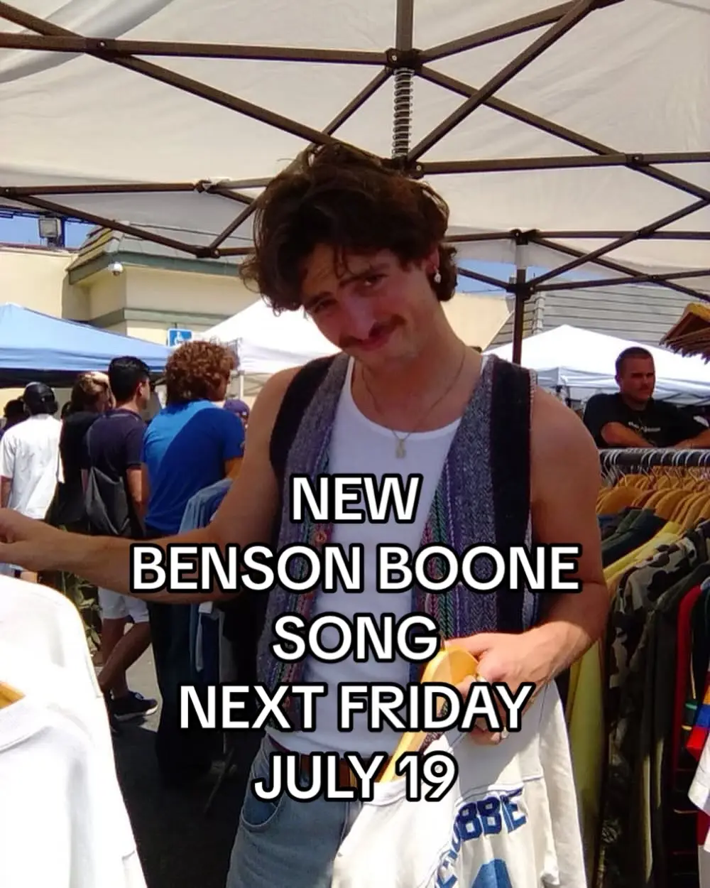 BENSON BOONE. NEW SONG. JULY 19. TWISTERS MOVIE ALBUM 😎 #bensonboone #newmusic 