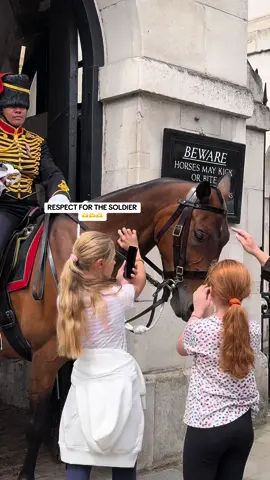 Respect for the soldier , he allowed the two children to feed the guard horse 🙌🏻🙌🏻🫶🫶🫶 #fyp #highlight #everyone #uk #viral #unitedkingdom #amazing #unitedkingdom #animals #animallover #london 