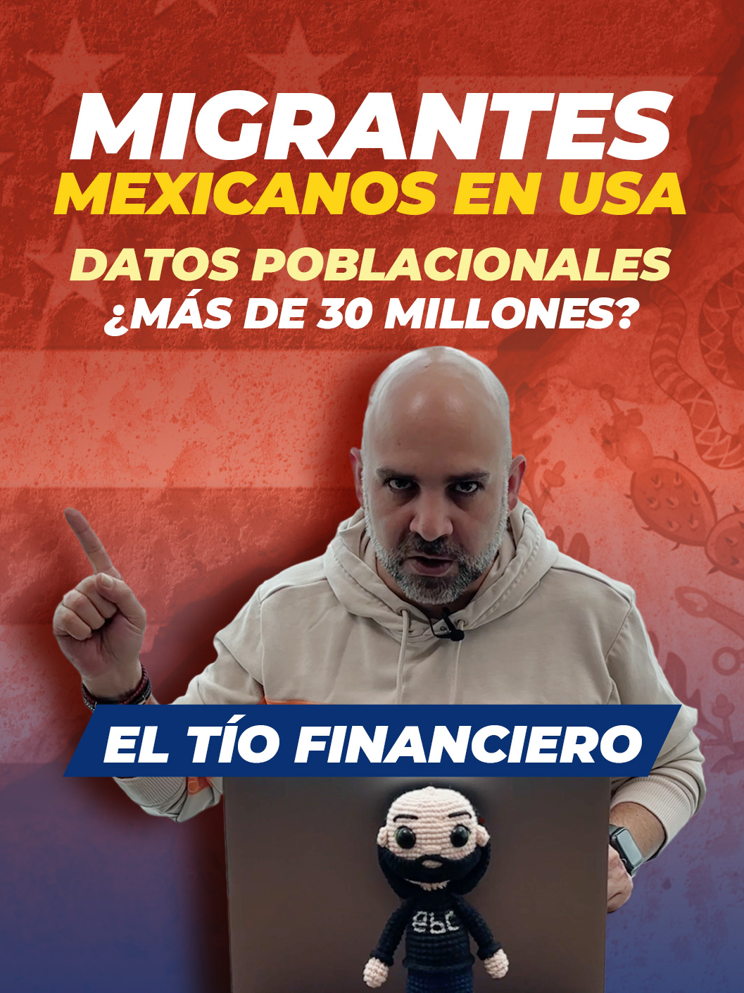 Migrantes Mexicanos en USA | Datos poblacionales | ¿Más de 30 millones? En Estados Unidos, hay más de 30 millones de personas de origen mexicano. ¿Sabías que de estos, más de 20 millones tienen doble nacionalidad y nacieron en EE.UU.? Los mexicanos nacidos en México suman poco más de 10 millones. Aproximadamente la mitad son migrantes 