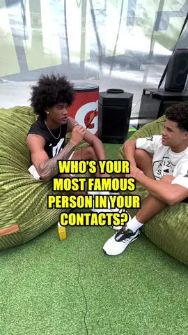 Just got the contact last week & he’s alr calling him 😭 @adidas #chrishenryjr #maddenwilliams #celebrity #interview #football #d1 #ajgreene #hinesward 