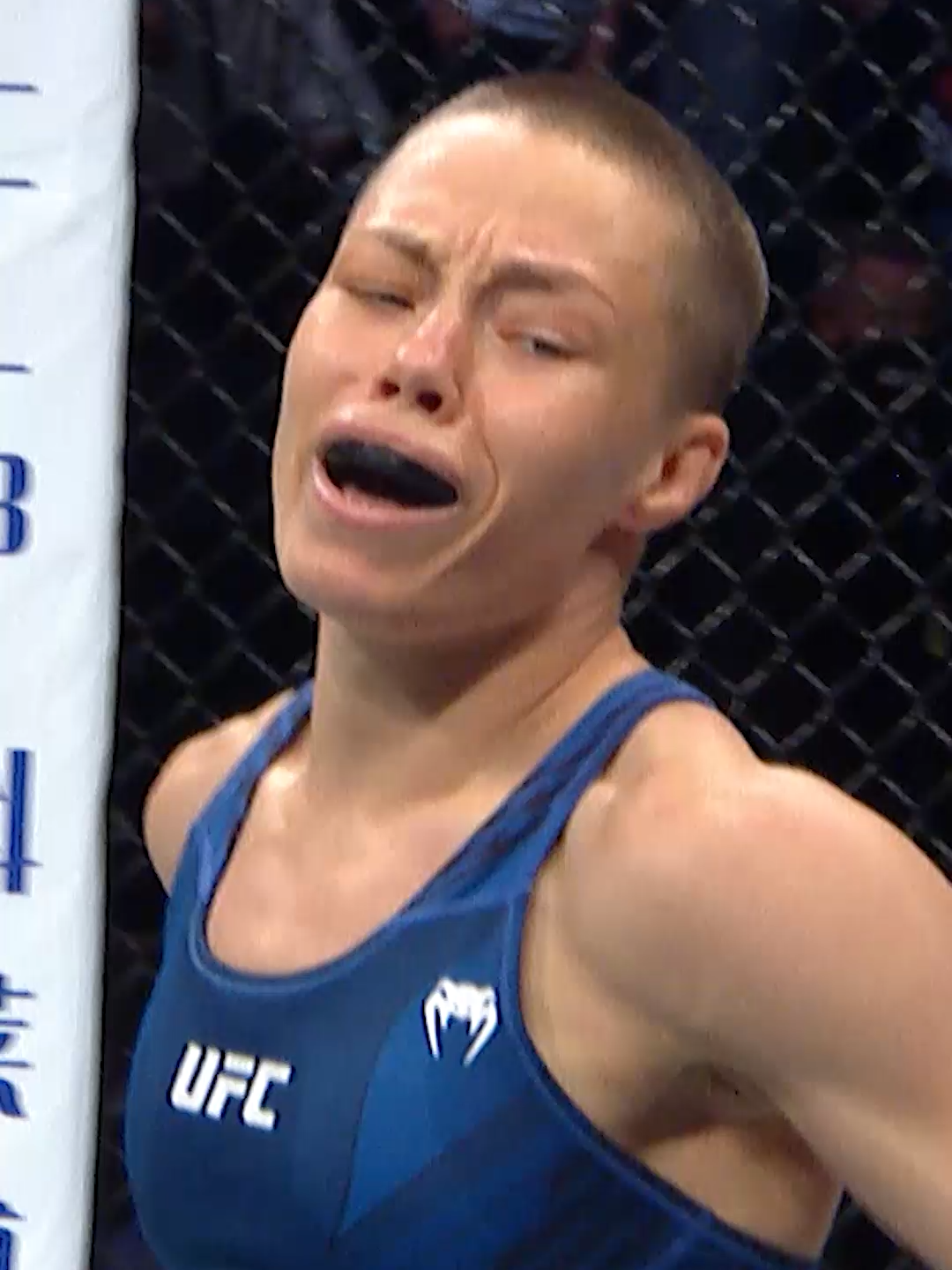 The moment she became champ 👑 Thug Rose headlines UFC Denver THIS SATURDAY! 🌹 #rosenamajunas #UFC #mma