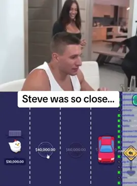 Steve was so close… #s#stevewilldoitkickstreaming 
