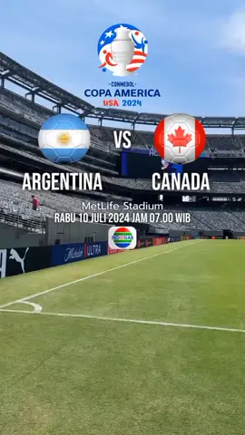 Argentina vs Canada Copa America 2024 Semifinals #copaamerica2024 #argentina #canada #football #tiktokindonesia #indosiar #fypシ゚viral 