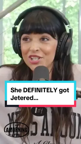 She DEFINITELY got Jetered… #hannahsimone #derekjeter #arod #lamornemorris #fyp 